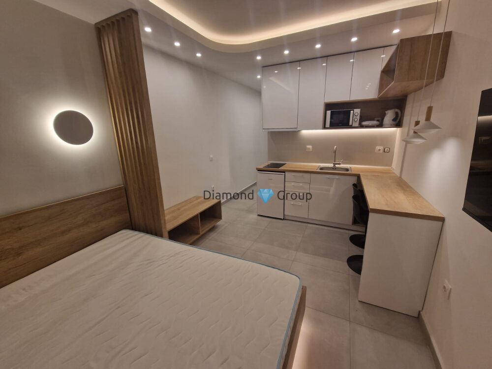 (for rent) Residential Studio || Thessaloniki Center / Vardaris - Lahanokipi - 28.0sq.m, 1 B/R,420€