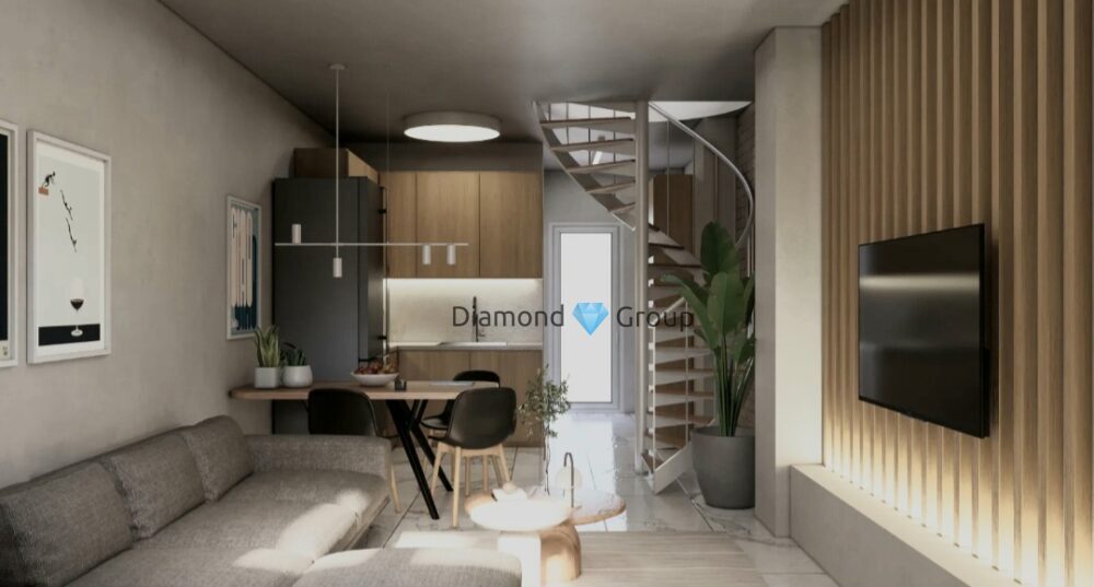 (for sale) Residential Apartment || Thessaloniki Suburbs / Ampelokipoi - 55.0sq.m, 1 B/R,85.000€