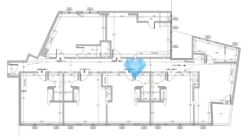 (προς πώληση) Κατοικία Κτίριο || Θεσσαλονίκη - Κέντρο / Βαρδάρης - Λαχανόκηποι - 260.0τ.μ., 7 Δ/Υ,740.000€